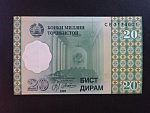 TÁDŽIKISTÁN, 20 Diram 1999, BNB. B203a, Pi. 12