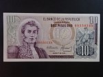 KOLUMBIE, 10 Pesos 1978, BNB. B950l, Pi. 407