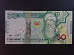 TURKMENISTÁN, 50 Manat 2014, BNB. B226a, Pi. 33