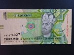 TURKMENISTÁN, 1 Manat 2012, BNB. B222a, Pi. 29
