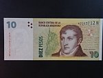 ARGENTINA, 10 Pesos 2010, BNB. B407e, Pi. 354
