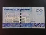 TURKMENISTÁN, 100 Manat 2017, BNB. B233a, Pi. 41