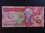 TURKMENISTÁN, 10 Manat 2017, BNB. B230a, Pi. 38