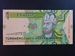 TURKMENISTÁN, 1 Manat 2014, BNB. B222b, Pi. 29