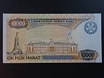 TURKMENISTÁN, 10000 Manat 2000, BNB. B207a, Pi. 14