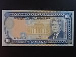 TURKMENISTÁN, 100 Manat 1995, BNB. B106b, Pi. 6