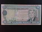 TURKMENISTÁN, 20 Manat 1993, BNB. B104a, Pi. 4