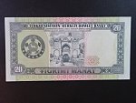 TURKMENISTÁN, 20 Manat 1993, BNB. B104a, Pi. 4