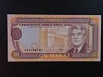 TURKMENISTÁN, 10 Manat 1993, BNB. B103a, Pi. 3