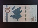 AZERBAJDŽÁN, 10 Manat 2021, BNB. B410a