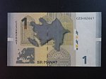 AZERBAJDŽÁN, 1 Manat 2009, BNB. B401a, Pi. 31