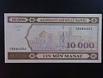 AZERBAJDŽÁN, 10000 Manat 1994, BNB. B311c, Pi. 21