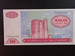 AZERBAJDŽÁN, 100 Manat 1993 Banque de France, BNB. B308a, Pi. 18