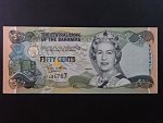 BAHAMY, 1/2 Dollar 2001, BNB. B334a, Pi. 68