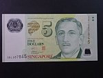 SINGAPUR, 5 Dollars 2010, BNB. B209b, Pi. 47