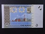 PAKISTÁN, 5 Rupees 2008, BNB. B230a, Pi. 53
