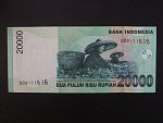 INDONÉZIE, 20000 Rupiah 2009, BNB. B601f, Pi. 144