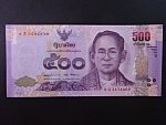 THAJSKO, 500 Baht 2015, BNB. B187a, Pi. 129
