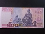 THAJSKO, 500 Baht 2001, BNB. B176j, Pi. 107