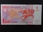 KYRGYSTÁN, 1 Som 1993, BNB. B201a, Pi. 4