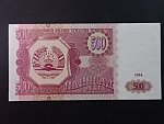 TÁDŽIKISTÁN, 500 Rubles 1994, BNB. B108a, Pi. 8
