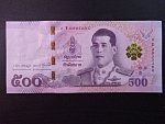 THAJSKO, 500 Baht 2018, BNB. B196c, Pi. 138
