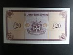 Ulster Bank Limited, 20 Pounds 2007, BNB. B938a, Pi. 342