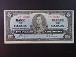 KANADA, 5 Dollars 1937, BNB. B323c, Pi. 60