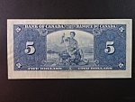 KANADA, 5 Dollars 1937, BNB. B323c, Pi. 60