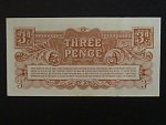 BRITISH ARMED FORCES, 3 Pence 1948, 2nd series, BNB. B708a, Pi. M16a
