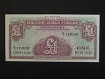 BRITISH ARMED FORCES, 1 Pound 1962, 4th series, BNB. B729a, Pi. M36