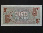 BRITISH ARMED FORCES, 5 Pence 1972, 6th series, BNB. B737a, Pi. M44