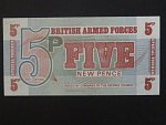BRITISH ARMED FORCES, 5 Pence 1972, 6th series, BNB. B737b, Pi. M47