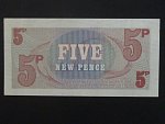 BRITISH ARMED FORCES, 5 Pence 1972, 6th series, BNB. B737b, Pi. M47
