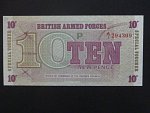 BRITISH ARMED FORCES, 10 Pence 1972, 6th series, BNB. B738b, Pi. M48