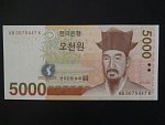 JIŽNÍ KOREA, 5000 Won 2006, BNB. B251a, Pi. 55