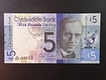 Clydesdale Bank, 5 Pounds 2009, BNB. B1173a, Pi. 229l