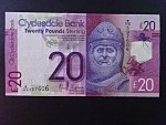Clydesdale Bank, 20 Pounds 2009, BNB. B1175a, Pi. 229K