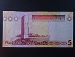 LÝBIE, 5 Dinars 2009, BNB. B536a, Pi. 72