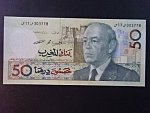 MAROKO, 50 Dirhams 1987, BNB. B505c, Pi. 64