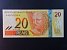 AMERIKA - BRAZÍLIE, 20 Reais 2002, BNB. B872a, Pi. 250