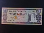 GUYANA, 20 Dollars 1988, BNB. B105a, Pi. 27