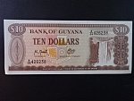 GUYANA, 10 Dollars 1989, BNB. B103i, Pi. 23