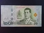 THAJSKO, 20 Baht 2018, BNB. B193c, Pi. 135
