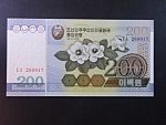 SEVERNÍ KOREA, 200 Won 2005, BNB. B323a
