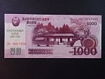 SEVERNÍ KOREA, 1000 Won 2018 přítisk 