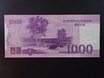 SEVERNÍ KOREA, 1000 Won 2018 přítisk 