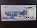 SEVERNÍ KOREA, 2000 Won 2018 přítisk 