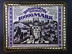 nouzová papírová platidla 1918 - 1924, Bielefeld, 10000 Mark 15.2.1923 hedvábí, dekorativní lem