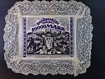 nouzová papírová platidla 1918 - 1924, Bielefeld, 10000 Mark 15.2.1923 hedvábí, velký dekorativní krajkový lem, Grab. 70c